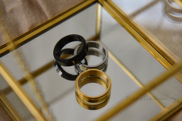 Silver Mens Rings Fidget Spinner Rings Black Spinner Rings Silver Fidget Rings Band Ring Women Spinner Finger Custom Rings Waterproof Rings