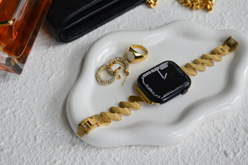 Gold Apple Watch Band Strap, Silver Women Watch Strap, Rose Gold Apple 9/8/7/6/5/4/3/SE Watch Bands 38 40 41 42 44 45mm,